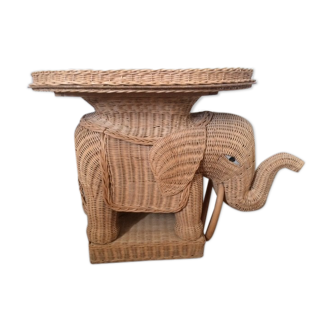 Vintage elephant side table  70