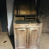 1900s school master school desk pine