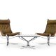 Chaises et table Chromed Falcon par Sigurd Ressell années 1970