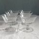 6 crystal Champagne glasses