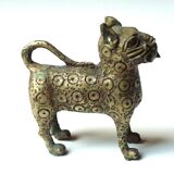 Book greenhouse, bronze leopards, 70s