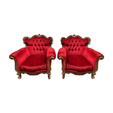 Paire de fauteuils Baroque Rococo