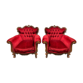 Rococo Baroque armchairs