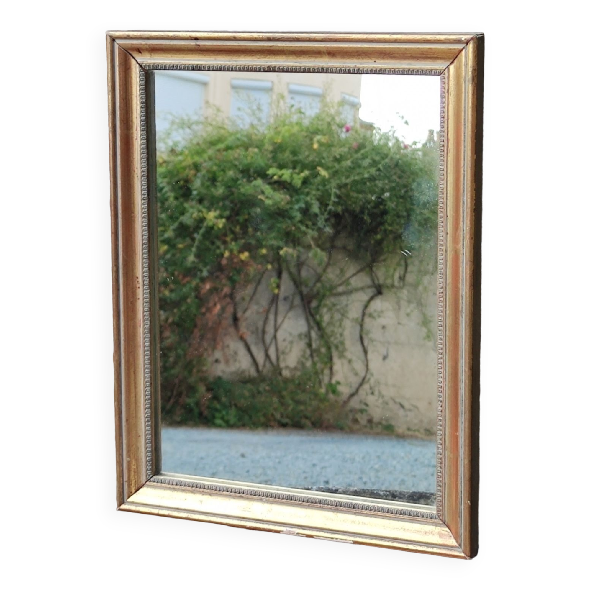 Old little gilded mirror