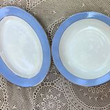 🩵 Set of 3 antique L'Amandinoise dishes 🩵
