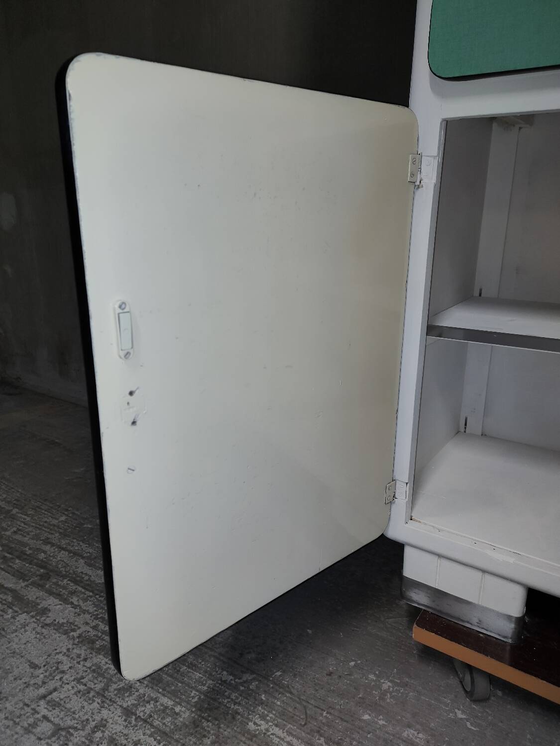 Green Formica cupboard or sideboard - 1960s