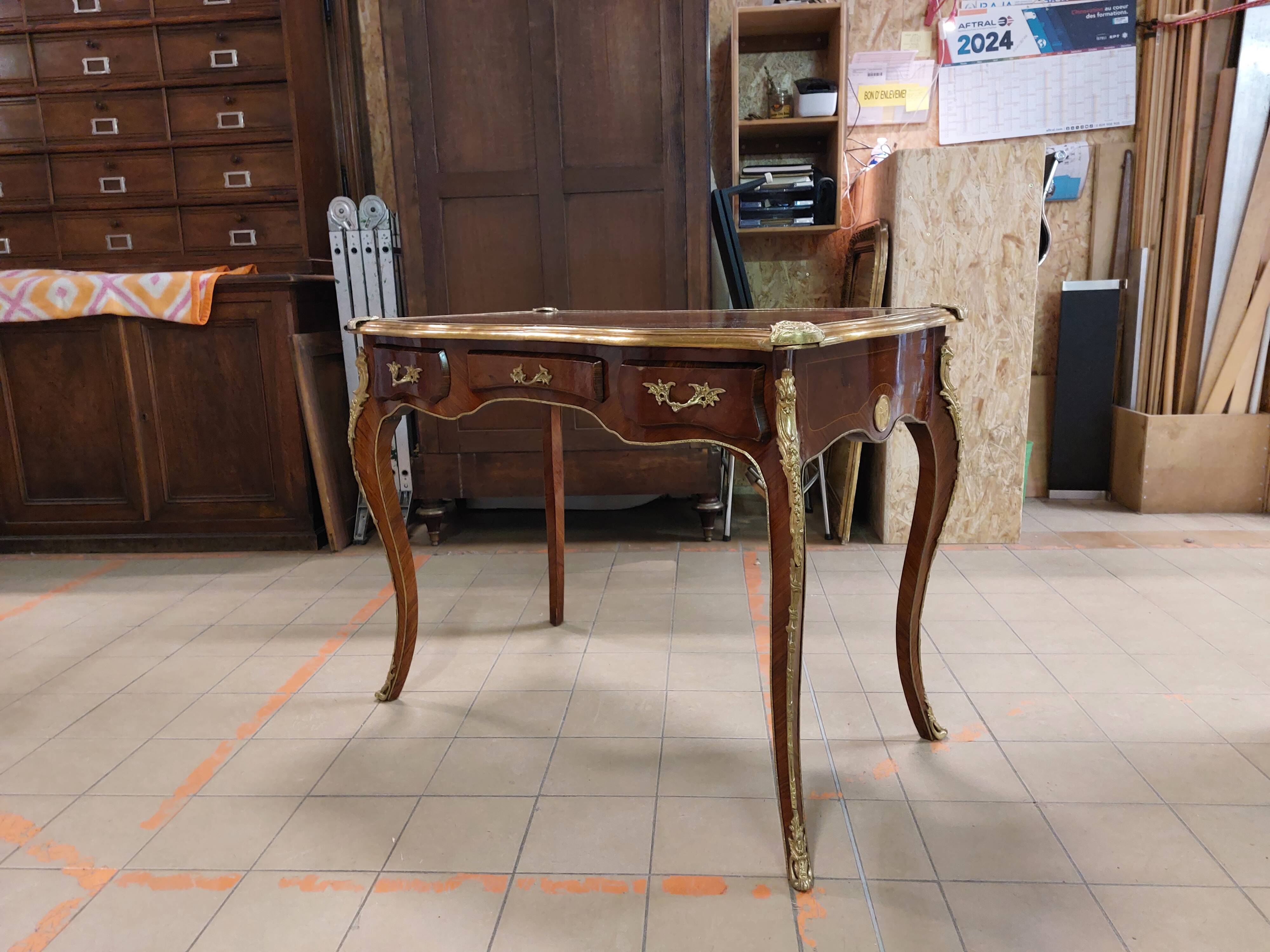 Louis XV style baroque living room desk
