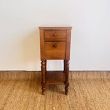 Table de chevet avec plateau en marbre