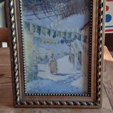 Orientalist watercolor by Fez Bask