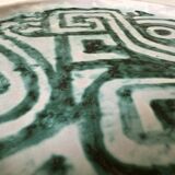 Vintage ceramic plate, 60s design