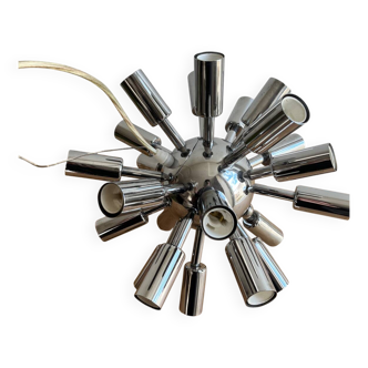 Vintage chrome Sputnik chandelier