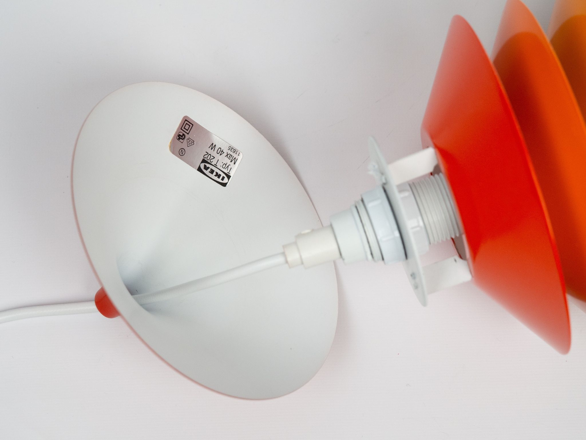 Danish vintage IKEA Duett pendant lamp by Bent Boysen, 1983