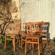 Set de six chaises Bistrot Luterma vintage