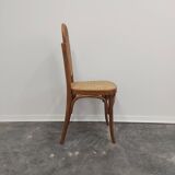 Chaise, canne en bois courbé, années 1960