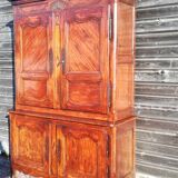 Buffet Two Bodies In Moulded Oak From 19th century