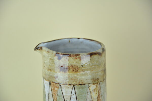 Pichet et verres à décor arlequin, Atelier du Vieux Moulin