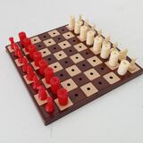 Vintage pocket chess set Lowe Co Travel Usa 50s/60s