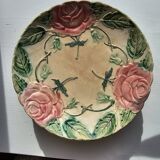 Lot de 7 assiettes Barbotine