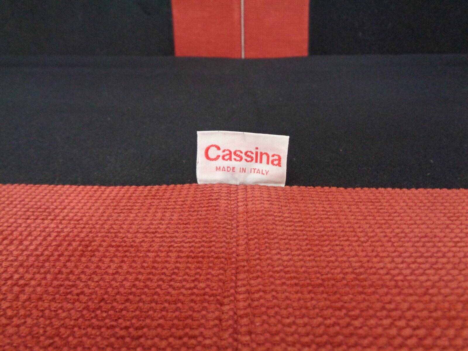 Vintage Two-Seater Palmaria Sofa by Vico Magistretti for Cassina, 1980s