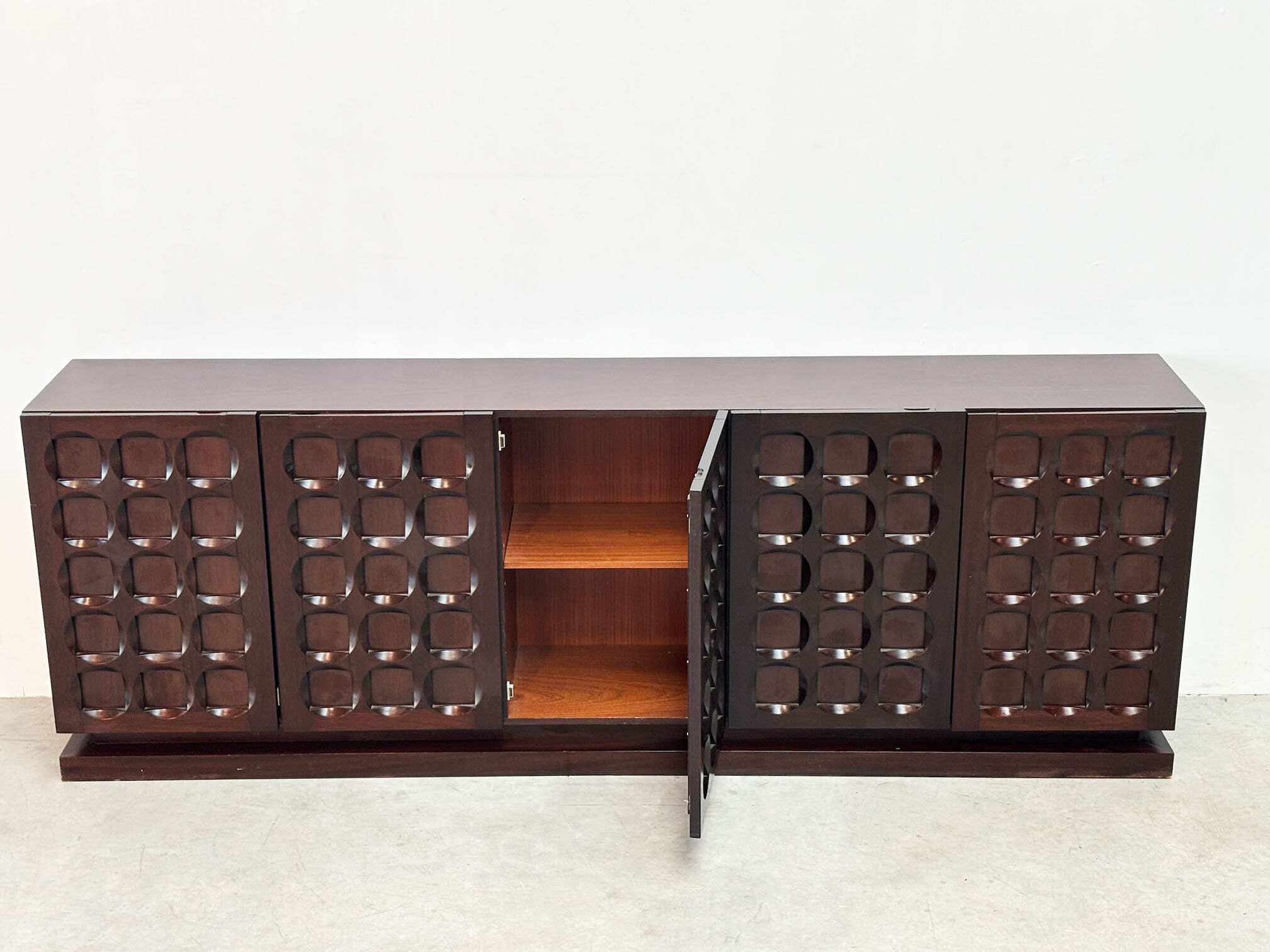 Belgian brutalist sideboard by Defour