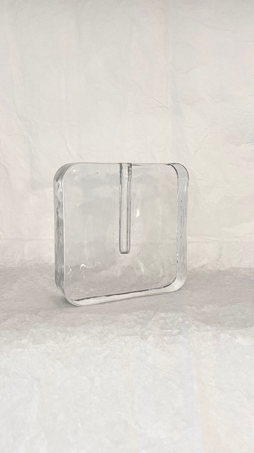 Glass soliflore Heiner Dusterhaus 1970s