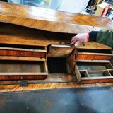 Rosewood desk/secretary, antique brand from the late 18th century.