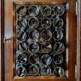Bar in neo-renaissance style in solid oak