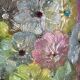 Amazing Vintage Multicolor Murano Glass Flower Chandelier by Seguso