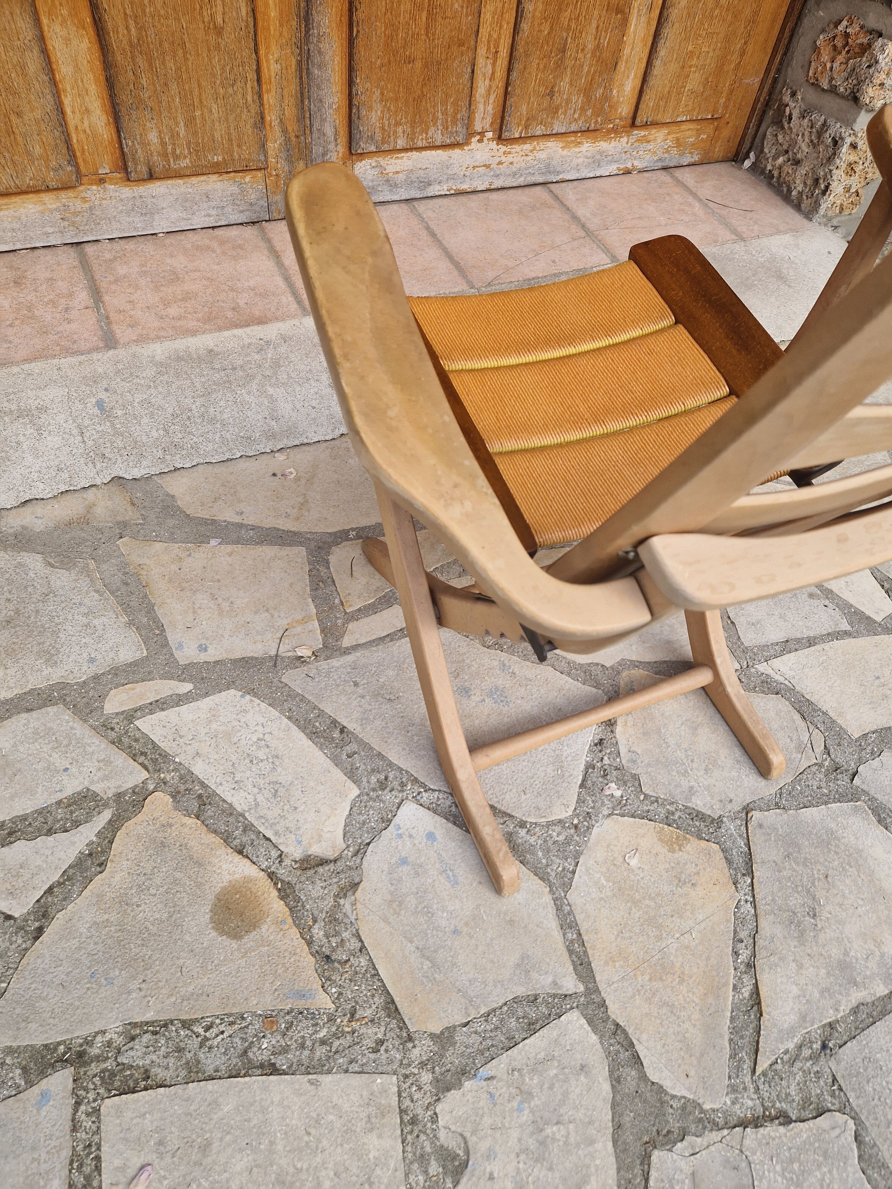 Triconfort deck chair from the 1960s