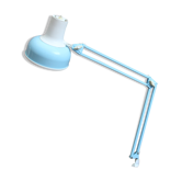Lamp architect LIVAL P12 sky blue. Finland vintage 70's