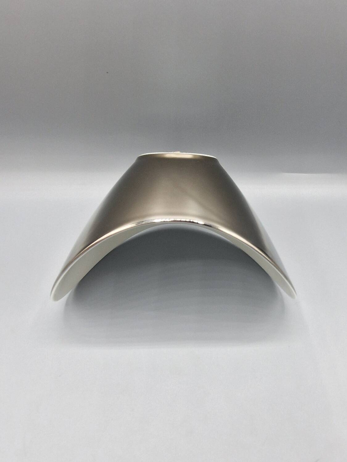 Bol Rosenthal Free Spirit en porcelaine avec glaçure métallique argentée