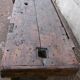 Workbench in raw wood with the press