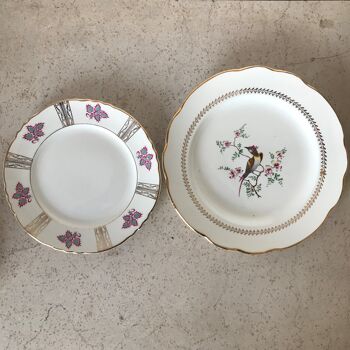 Coffret de 12 assiettes vintage 