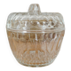 Bonbonnière vintage en verre de Reims
