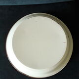 Vintage tray in enamelled sheet metal