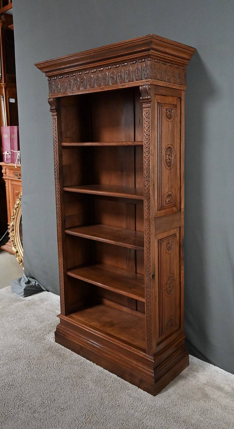 Small Walnut Library – Early 20th Century