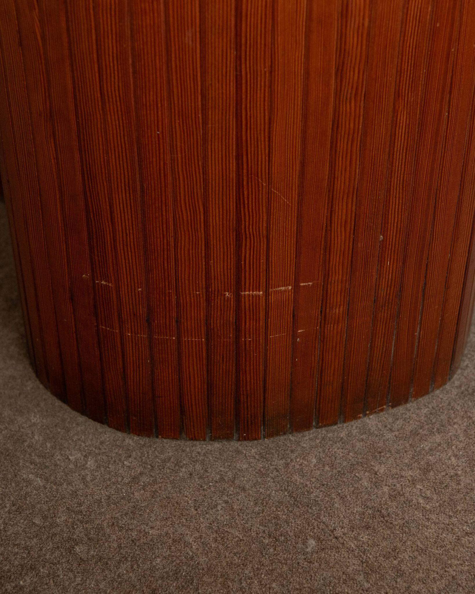 Art Deco Patinated Pine Room Divider by Jomain Baumann for Baumann, France,