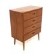 Commode scandinave en teck, Suède, 1950
