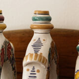 Set of 3 Slovak ceramic soliflores