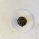Vintage enamelled sheet metal suspension and its porcelain rosette