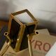 Double corner wall light 1950s 1960s in gilded metal with glass tulips.