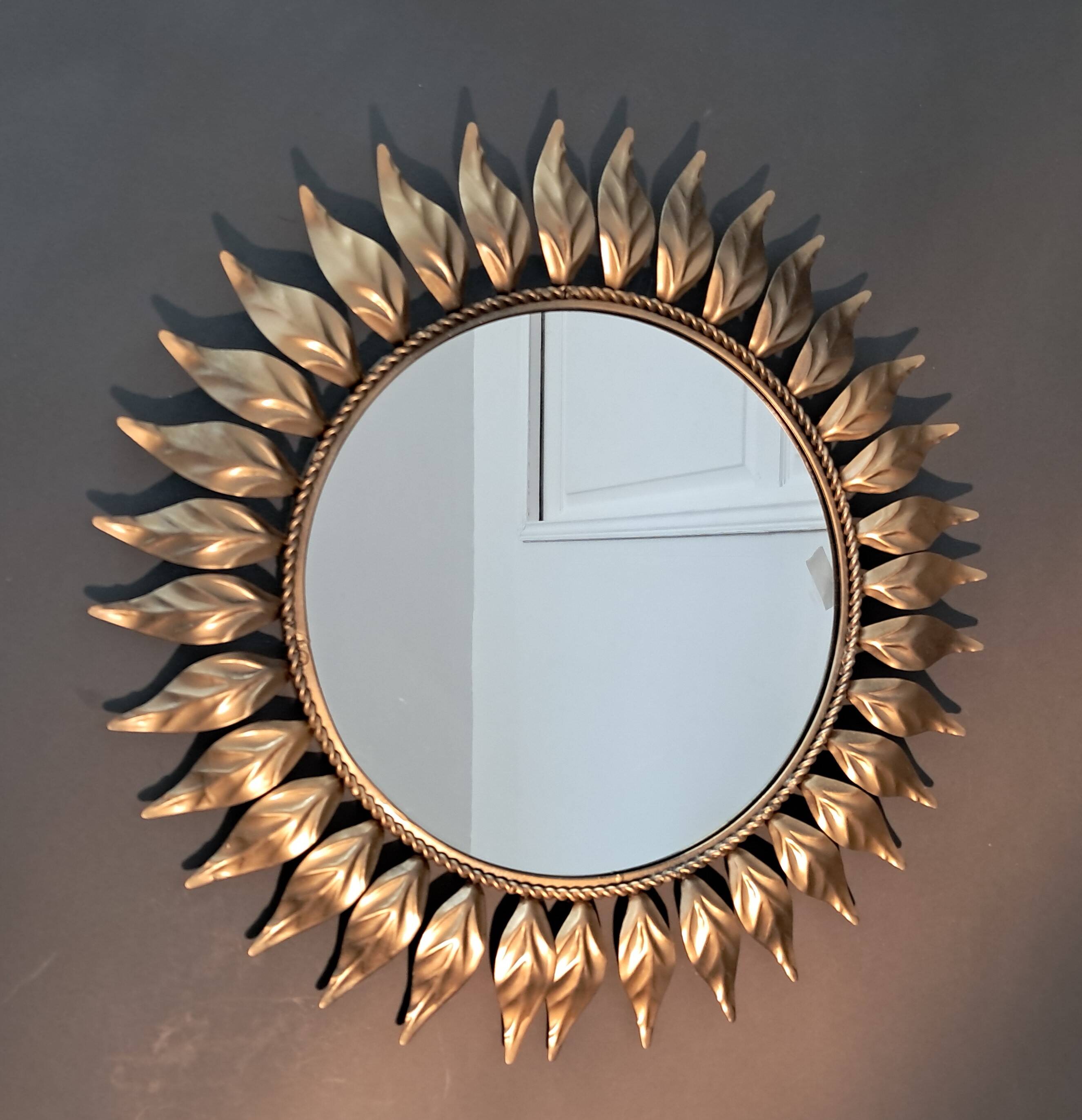 Golden sunflower mirror 1960.