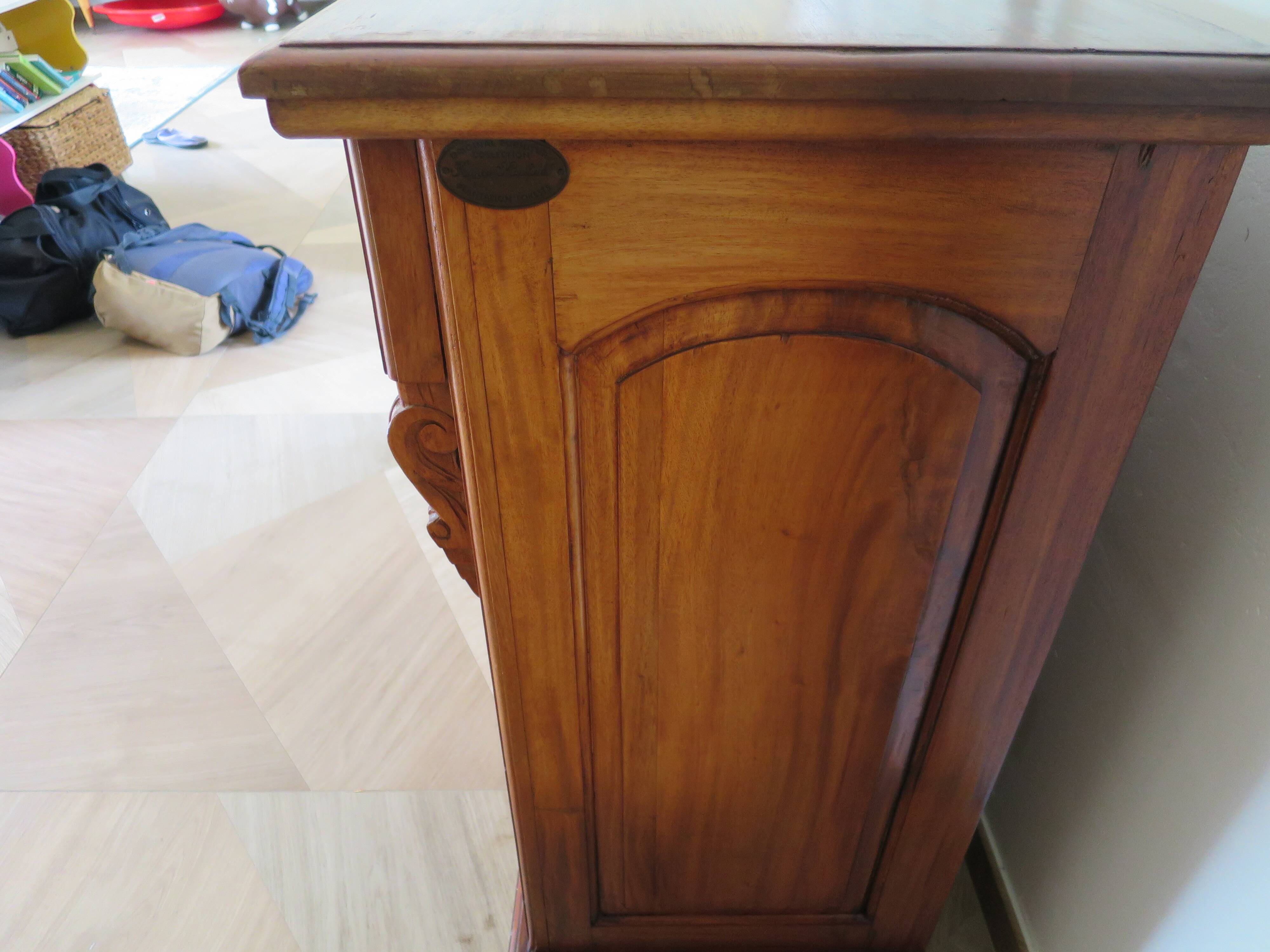 Rare mahogany buffet 2 doors-2 drawers - English style - Sideboard -Kareen Mausfield