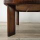 1950s Art Decò walnut coffee table