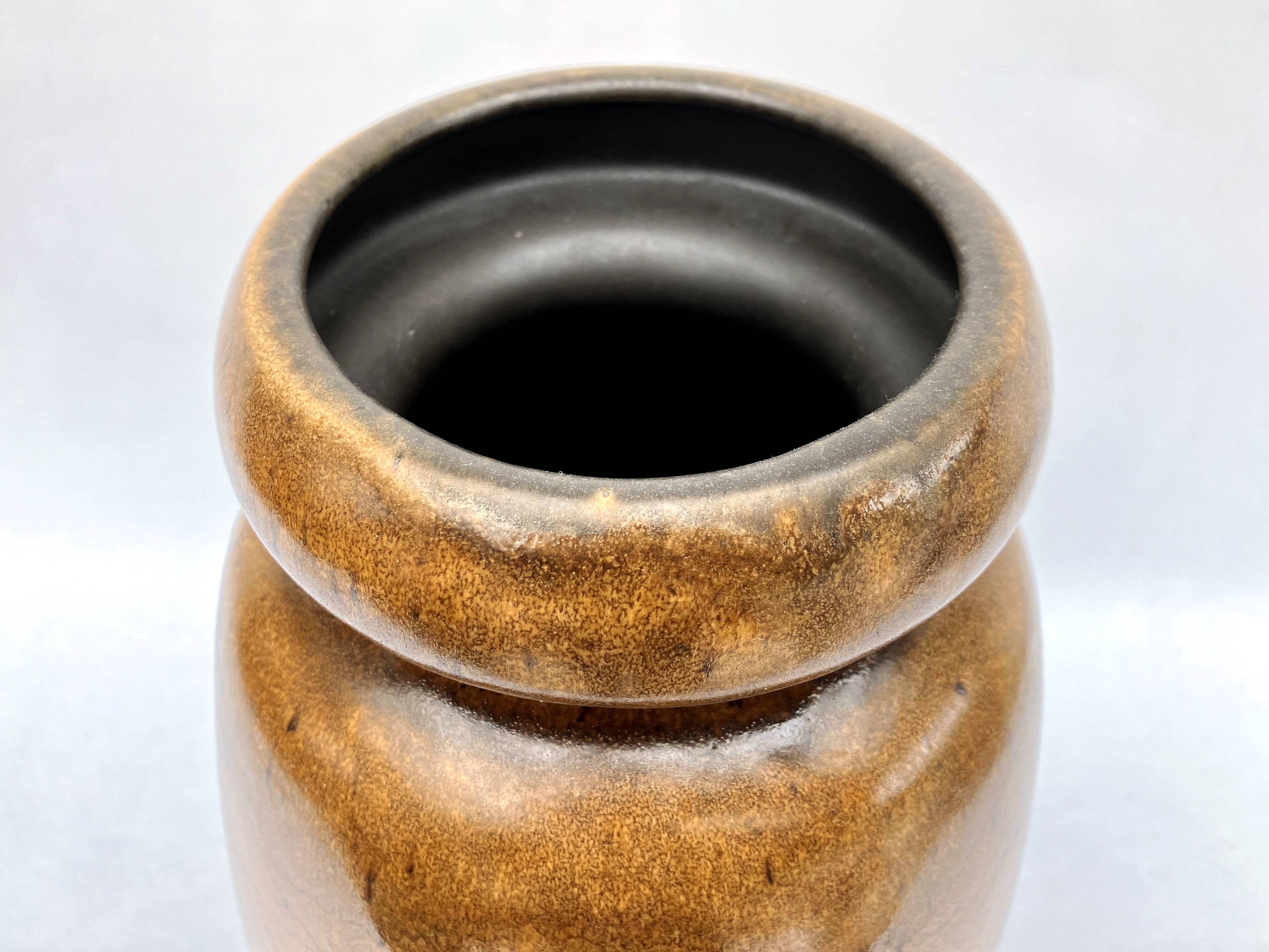 Veb haldensleben ceramic vase • east germany gdr • vintage • 60s-70s