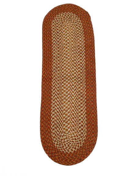 Oval wool rug 57x172 cm