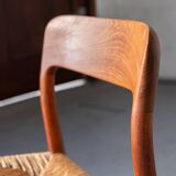 Set of 4 dning chairs 'Model 75' by Niels O. Moller