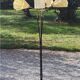 Vintage floor lamp from the 50s in metal and brass 4 flexible lights with tripod base