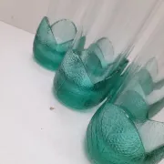 Set of Italian glasses L.A.C.S. alexandrite