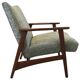 Fauteuil en teck vintage du milieu du siècle